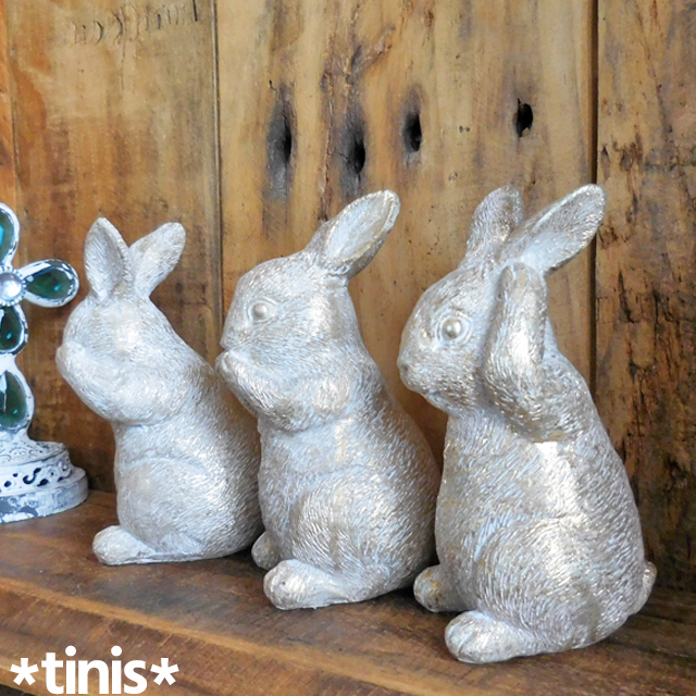 CARNAC カルナック ノエル ラビット アンティークアニマル ゴールド