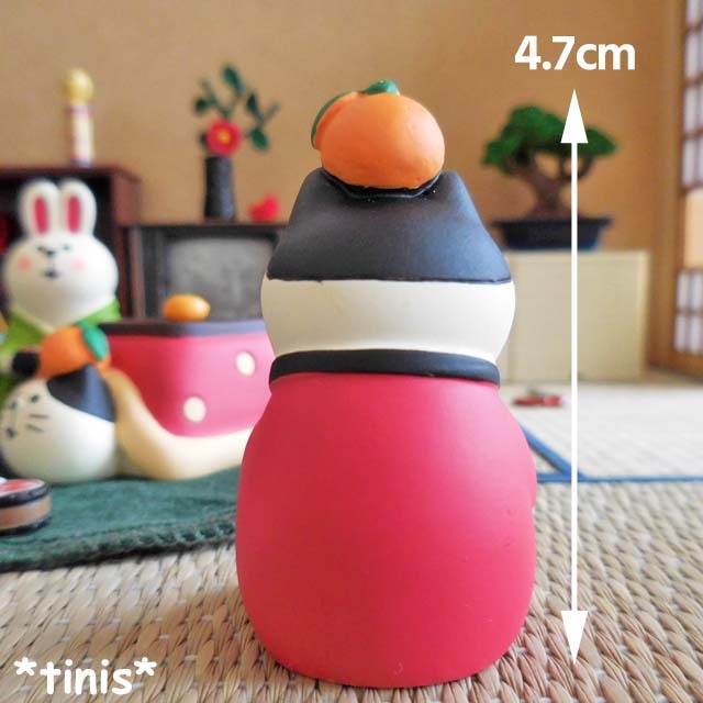 DECOLE デコレ コンコンブル 柑橘満喫猫 開運 福みかん 置物