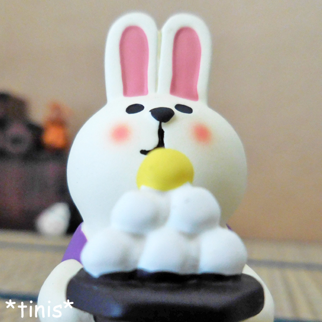 お月見　障子　文鳥　うさぎ　デコレ　コンコンブル お月見 障子 文鳥 うさぎ デコレ コンコンブル デコレ お月見 月