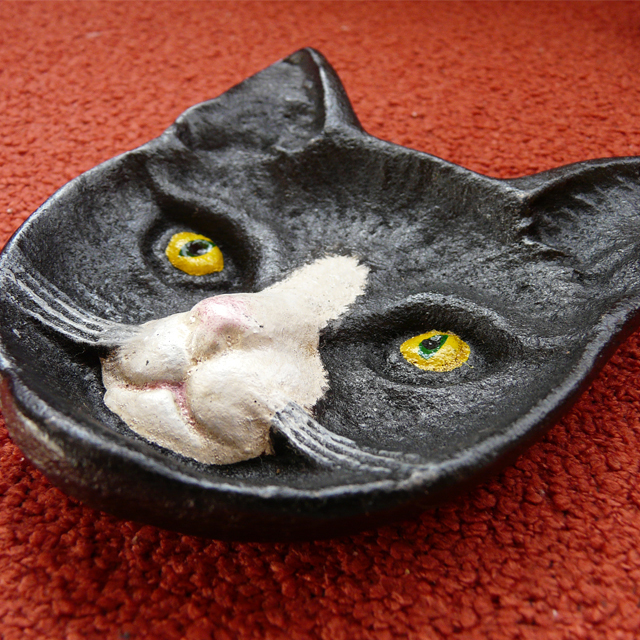 DULTON ダルトン アイアントレイ キャット ネコ フェイストレイ トレー