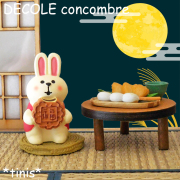 DECOLE　デコレ　コンコンブル　こどもうさぎ　月餅　ミニチュア　マスコット　Mini Rabbit