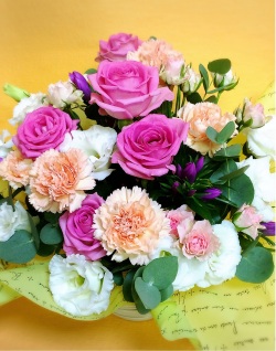 ピンク・白系 アレンジ