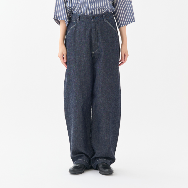 6oz綿麻デニムペインターパンツ KATO` GRANDMA MAMA DAUGHTER