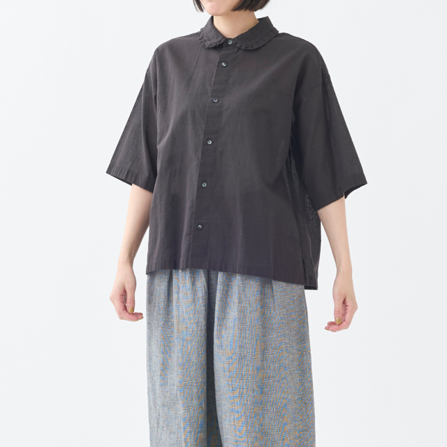 タックフリルカドマルエリH/Sシャツ KATO` GRANDMA MAMA DAUGHTER