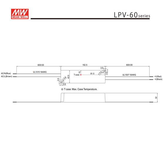 AC/DCスイッチング電源 LPV-60-24 24V DC24V 2.5A 60W 屋外用