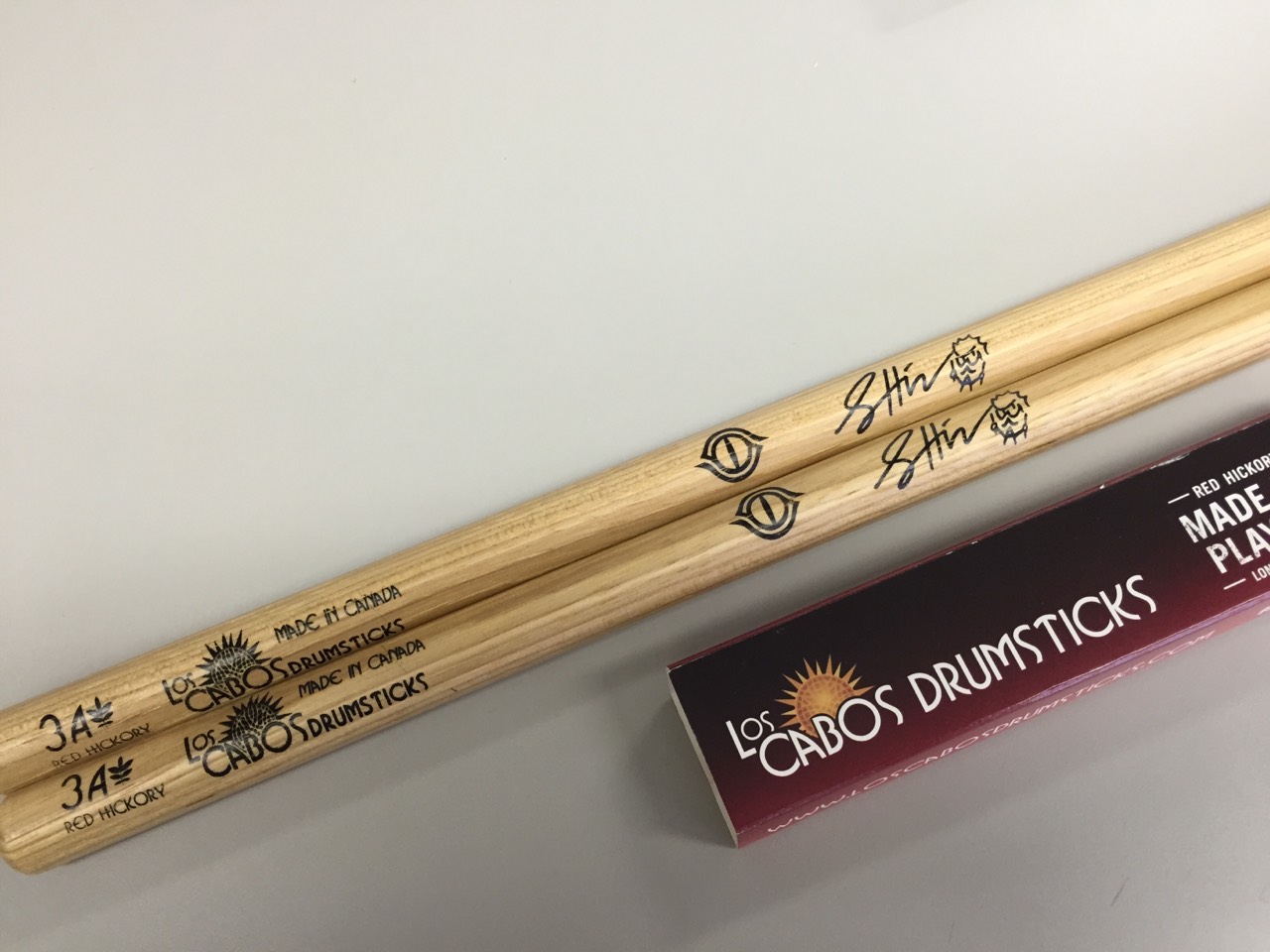 LosCabos Red Hickory Drumstick 3A SHiNシグネチャーモデル　2ペアセット