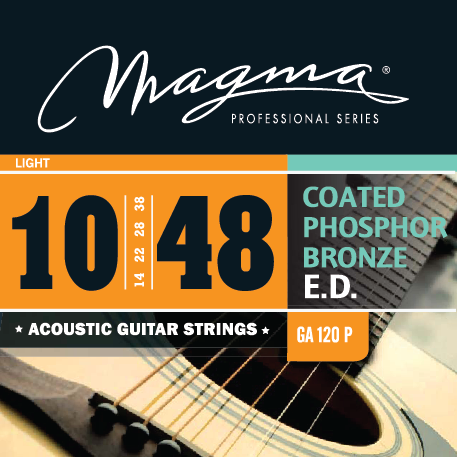 Magmaストリングス　EXTENDED DURABILITY COATED PHOSPHOR BRONZE　GA120P 【メール便可】