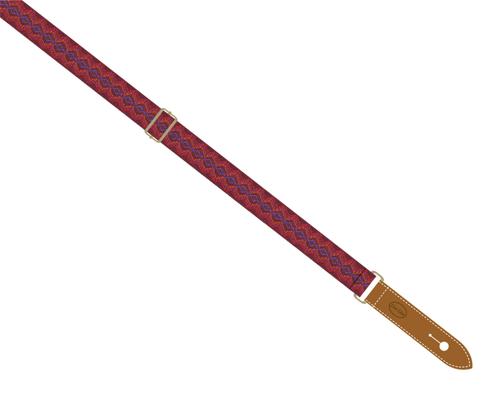 LiveLine ウクレレストラップ レース YUS22-153C 【メール便可】
