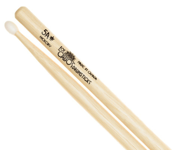 LosCabos White Hickory Drumstick 5A /Nylon Tip　2ペアセット