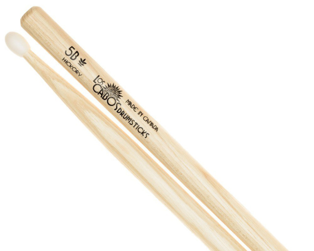 LosCabos White Hickory Drumstick 5B /Nylon Tip　2ペアセット