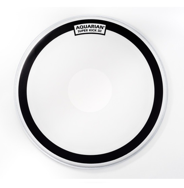 AQUARIAN Drumhead Super Kick III Coated　/1プライ