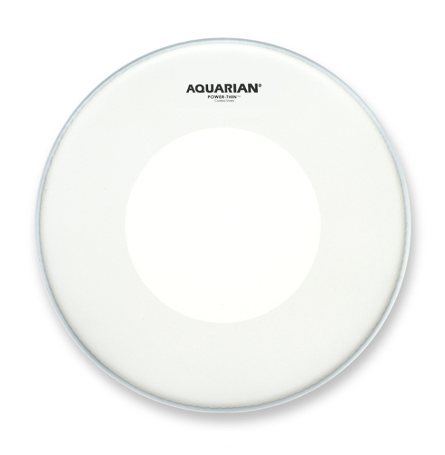 AQUARIAN Drumhead Power-Thin Coated w/Power-Thin Dot　/1プライ