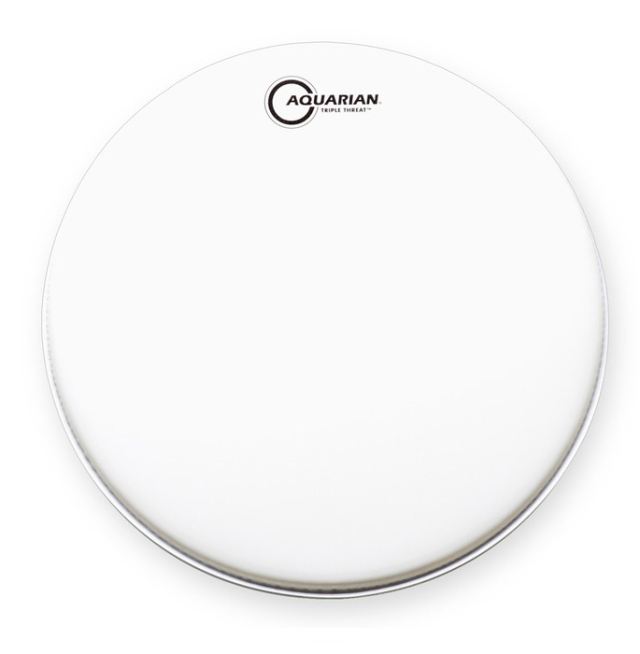 AQUARIAN Drumhead Triple Threat Coated　/3プライ