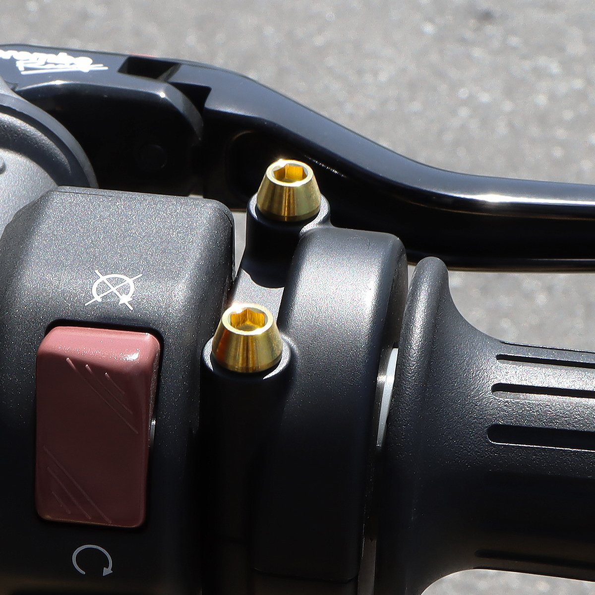 Z900RS 64チタン スロットルケース用 ボルトセット Type1 ゴールド BS0026 【メール便可】