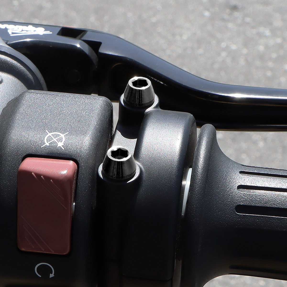 Z900RS 64チタン スロットルケース用 ボルトセット Type1 ブラック BS0028 【メール便可】