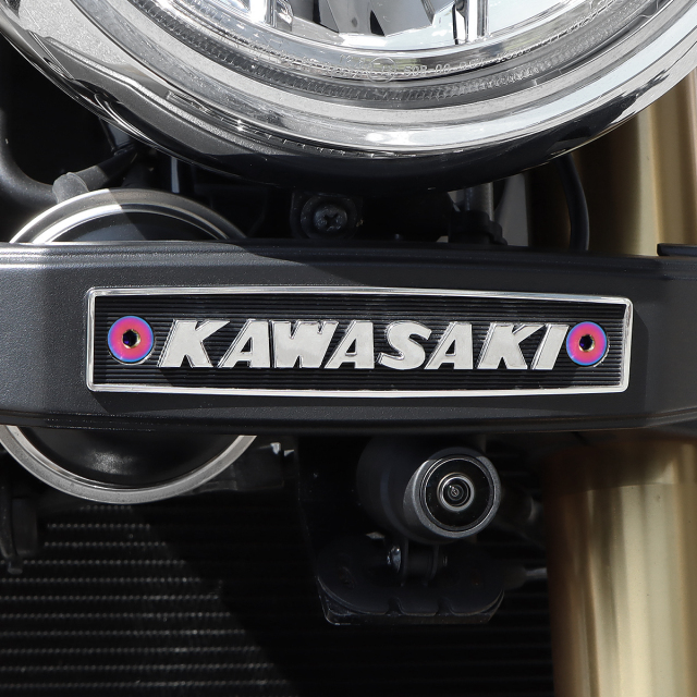 Z900RS 64チタン ドレミフォークカバー用 ボルトセット レインボー BS0022 【メール便可】