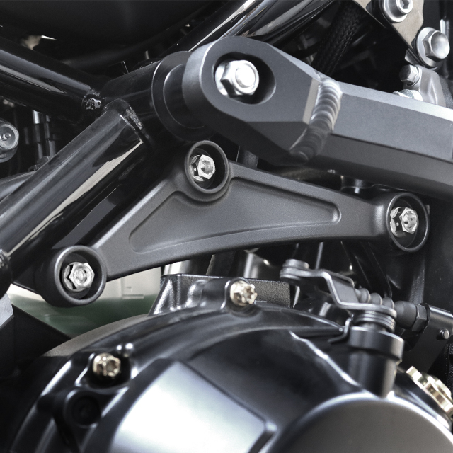 Z900RS 64チタン リアエンジンマウント用 ボルトセット シルバー BS0037 【メール便可】