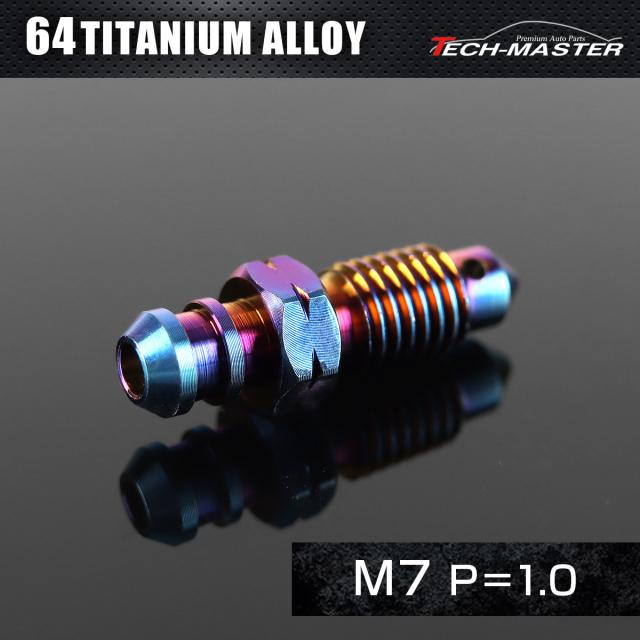エアブリーダースクリュー 64チタン M7 P1.0 焼きチタンカラー JA080 【メール便可】