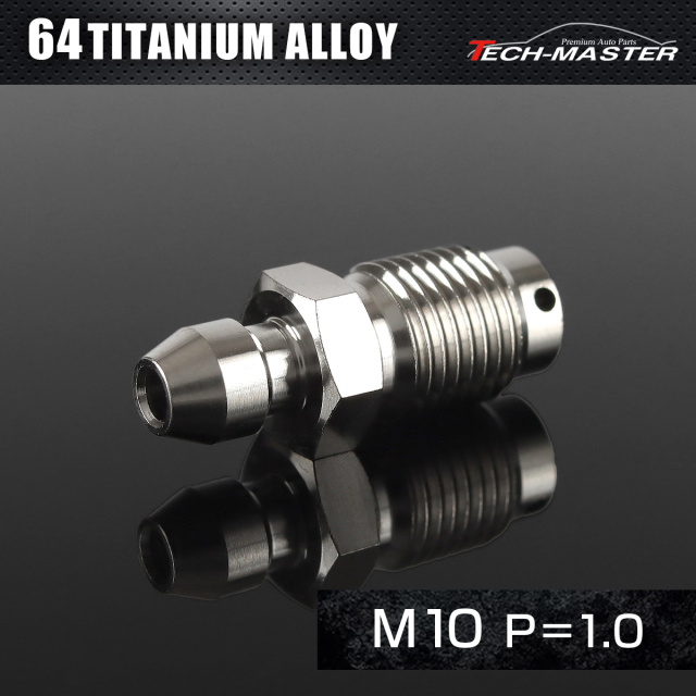 エアブリーダースクリュー 64チタン ブレンボ キャリパー用 M10 P1.0 シルバー JA1457 【メール便可】