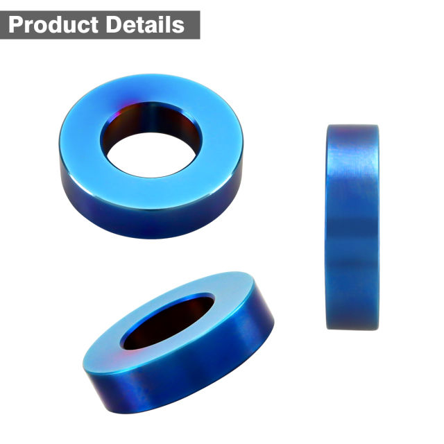 チタン カラー スペーサー 適合M10 外径20mm 内径10mm 厚み5mm～10mm