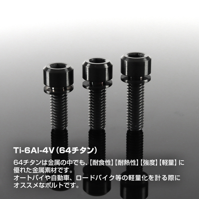 S1000RR アエラ　チタンボルト ワッシャー 4本セット AELLA（アエラ） チタンワッシャー(ブレーキマウント用) S1000RR R1200