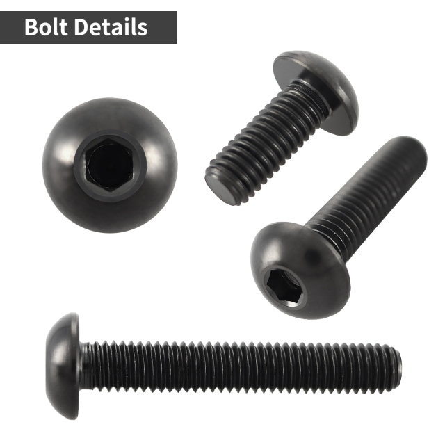 チタンボルト トラスヘッド 六角穴付き ボタンボルト M5×8mm～30mm