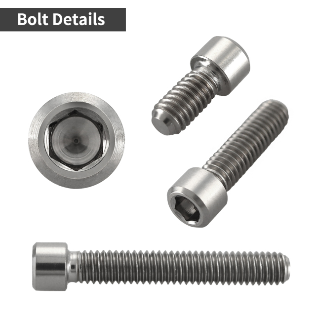 アポロフィールダー　大　チタン チタンボルト 六角穴付き キャップボルト ディレーラー 調整