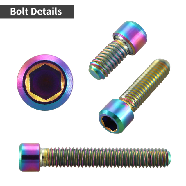 チタンボルト 六角穴付き キャップボルト ディレーラー 調整ボルト M4