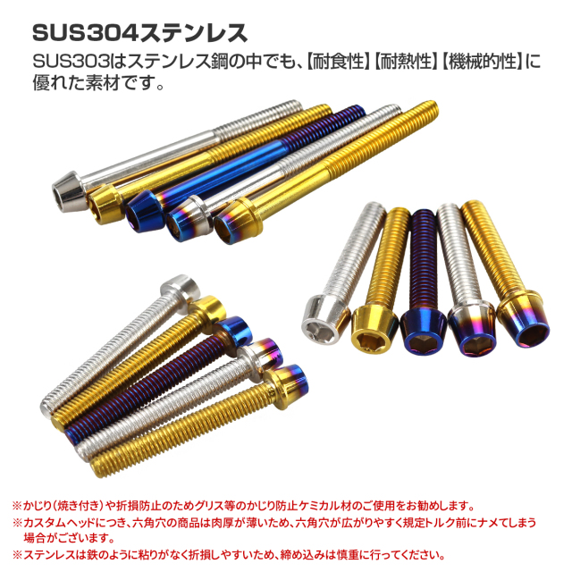 モンキー125 JB02 エンジンカバー クランクケースカバー ボルトセット