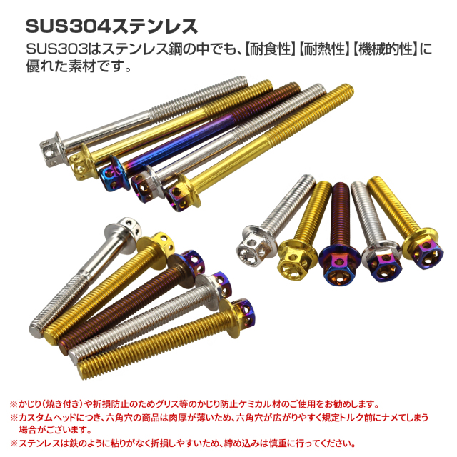 nc42様、専用商品 CB400SF／SB NC42 エンジンカバー クランクケースカバー ボルト
