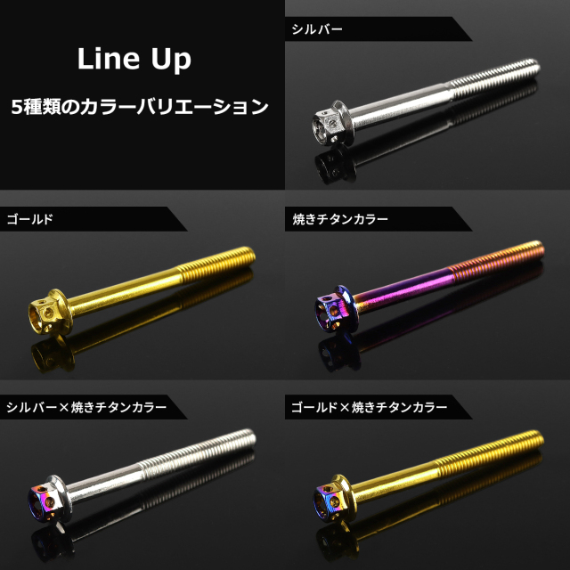 ダックス125 JB04／JB06 エンジンカバー クランクケースカバー ボルト