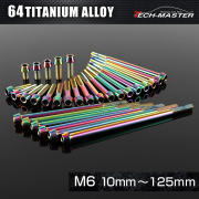 チタンボルト フランジ付き スノーヘッド トルクス穴 ボタンボルト M6