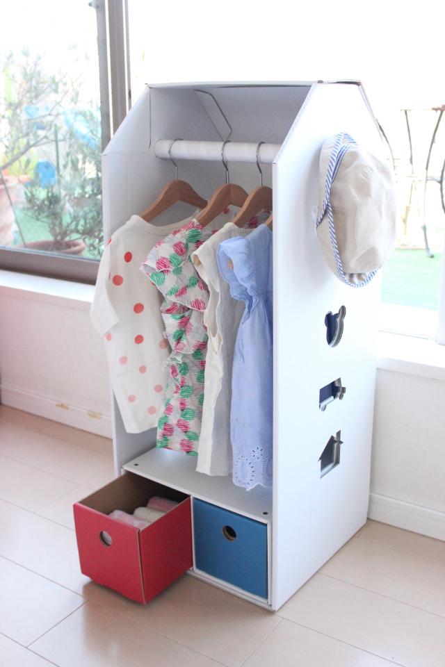 ハンガーラック（白）