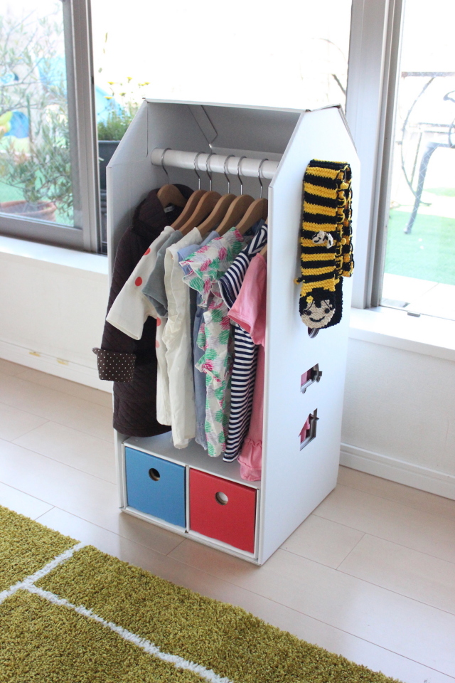 ハンガーラック（白）