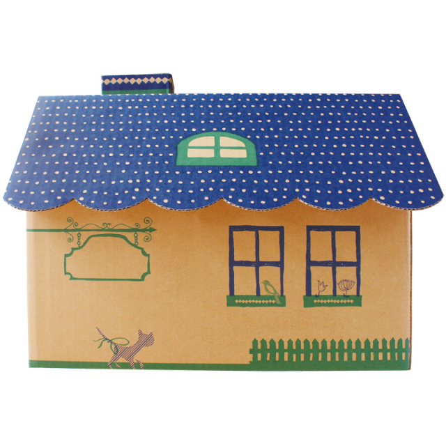 家の形の物入れ 収納BOX
