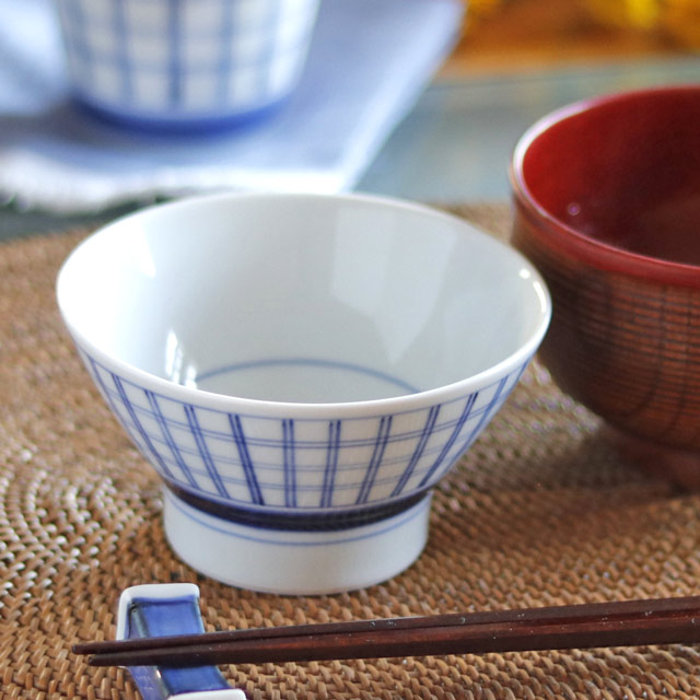和食器・砥部焼　梅山窯の茶碗(小)