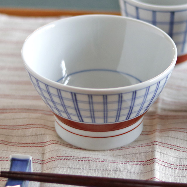 砥部焼の和食器 梅山窯の茶碗【砥部工房 からくさ】