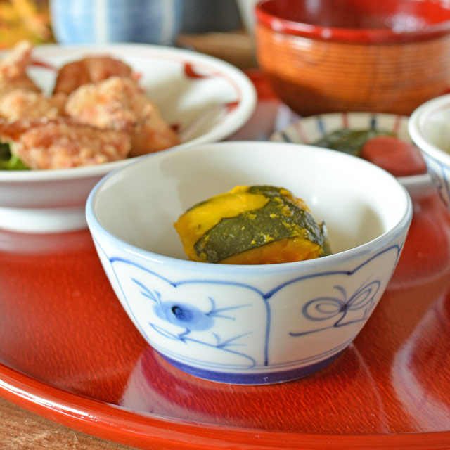 和食器・砥部焼　梅山窯の小鉢