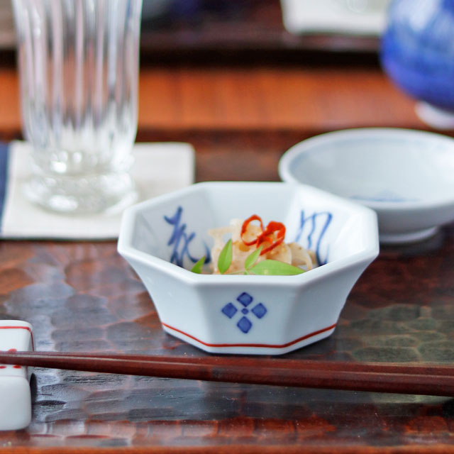 和食器・砥部焼　梅山窯の小鉢