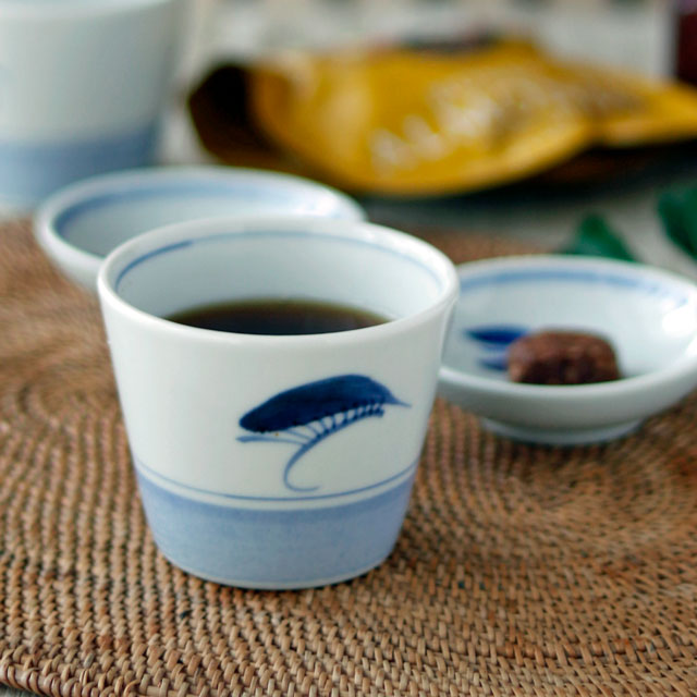 和食器・砥部焼　梅山窯のそばちょこ