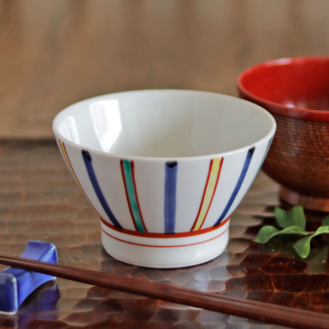 砥部焼の和食器 梅山窯の茶碗【砥部工房 からくさ】