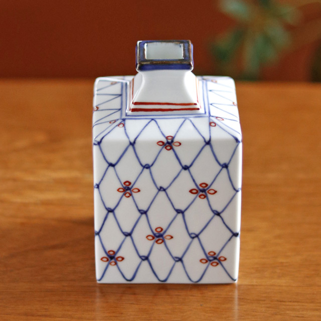 和食器・砥部焼　梅山窯の角花瓶