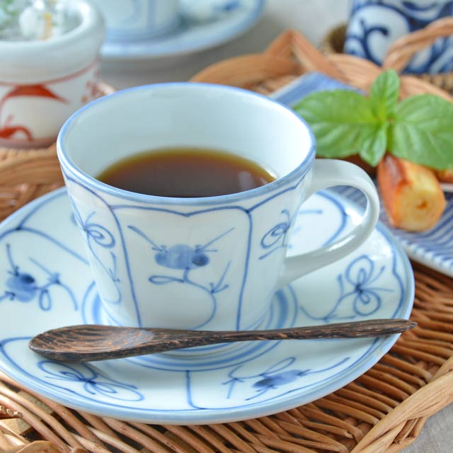 和食器・砥部焼　なずなのコーヒーカップ