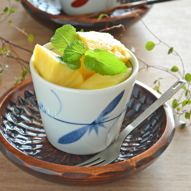 和食器・砥部焼　青笹のそばちょこ