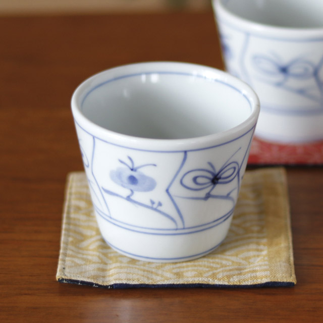 和食器・砥部焼　梅山窯のそばちょこ