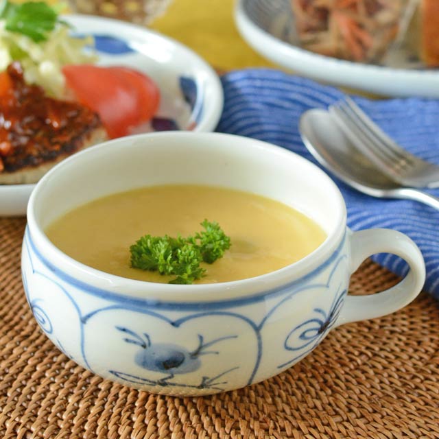 和食器・砥部焼　なずなのスープカップ
