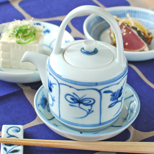 和食器・砥部焼　なずなの醤油さし(大)