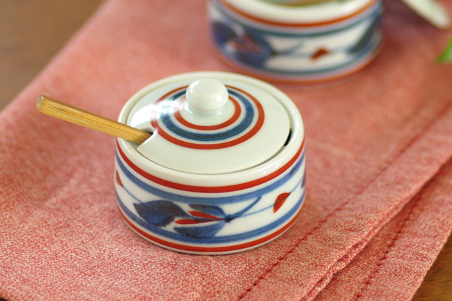 砥部焼 梅山窯 和食器 砥部焼き 10枚セット 砥部焼の和食器 梅山窯の薬味入れ 【砥部工房 からくさ】