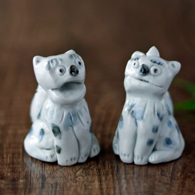 砥部焼の和食器 池本窯の置物 【砥部工房 からくさ】