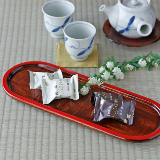 香川漆器 トレイ【砥部工房 からくさ】